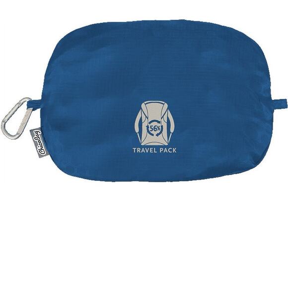 ChicoBag Travel Pack rePETe Compact Recycled Backpack - Poseidon / Blue - Picture 2 of 7